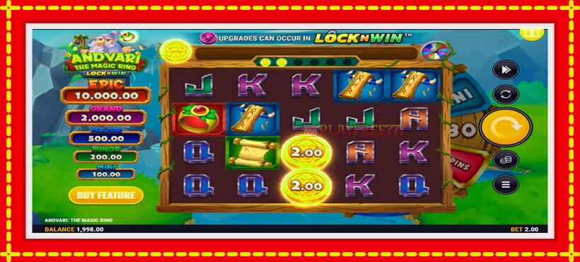 Slot machine Andvari: The Magic Ring with access to free game online, picture 2