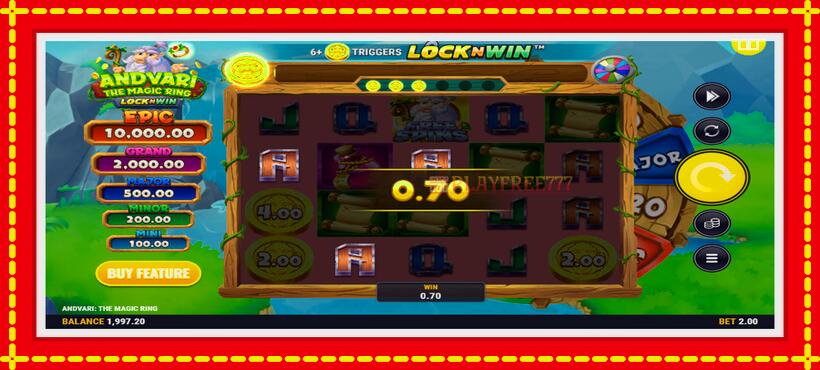 Slot machine Andvari: The Magic Ring with access to free game online, picture 4