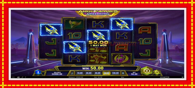 Slot machine Ankh of Anubis Awakening with access to free game online, picture 3