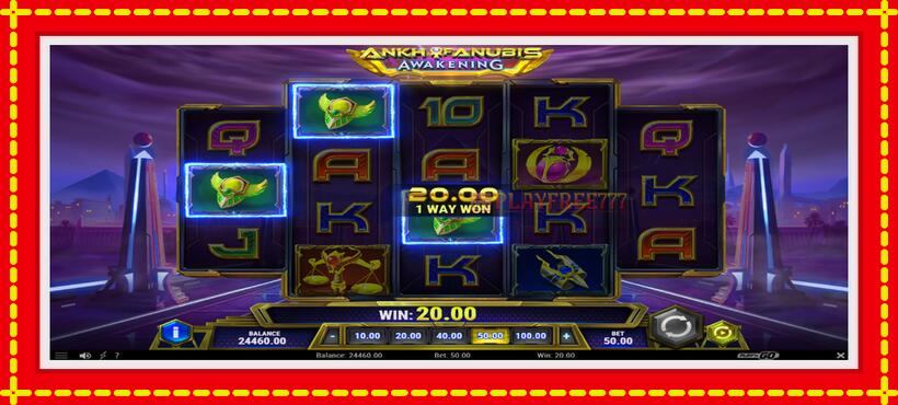 Slot machine Ankh of Anubis Awakening with access to free game online, picture 4