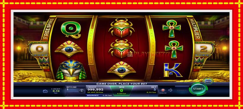 Slot machine Anubis Spell with access to free game online, picture 1