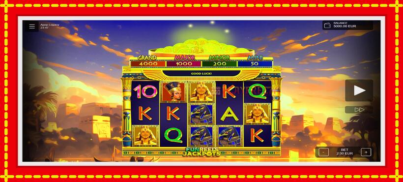 Slot machine Apep Legacy with access to free game online, picture 1