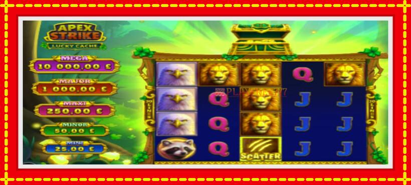 Slot machine Apex Strike Lucky Cache with access to free game online, picture 2