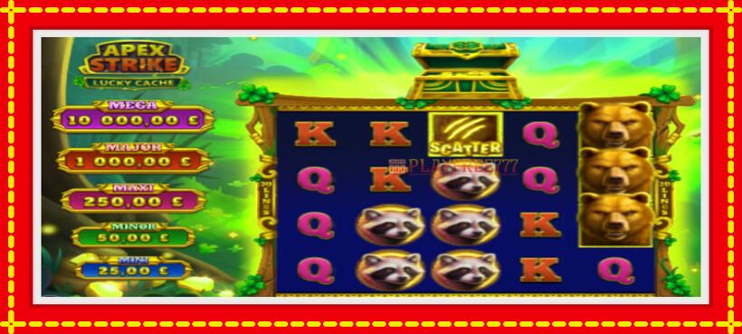 Slot machine Apex Strike Lucky Cache with access to free game online, picture 3