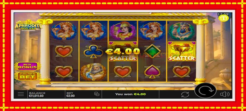 Slot machine Aphrodite Goes Wild RushingWilds with access to free game online, picture 3