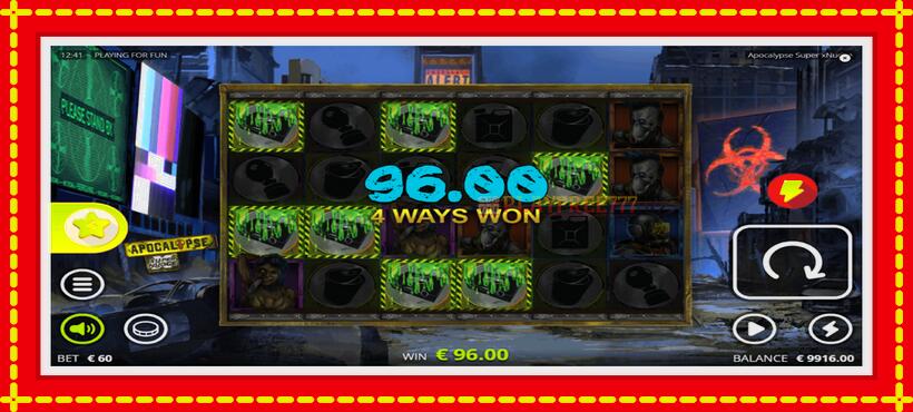 Slot machine Apocalypse with access to free game online, picture 3