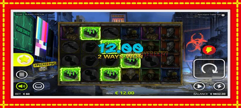 Slot machine Apocalypse with access to free game online, picture 4