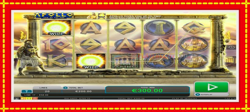 Slot machine Apollo with access to free game online, picture 4