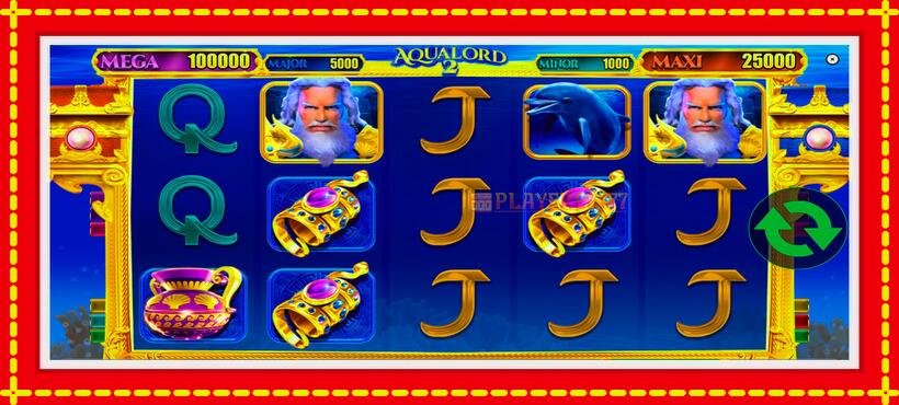 Slot machine Aqua Lord 2 with access to free game online, picture 1