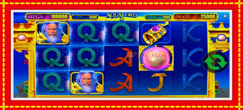 Slot machine Aqua Lord 2 with access to free game online, picture 3