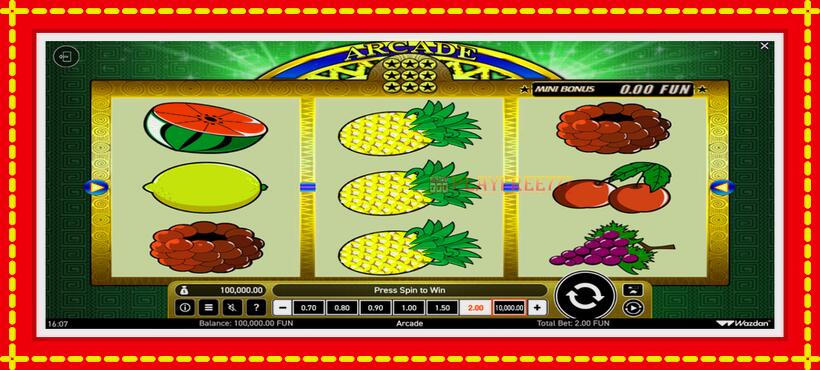 Slot machine Arcade with access to free game online, picture 1