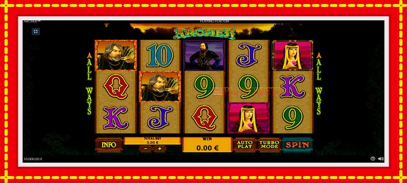 Slot machine Archer with access to free game online, picture 1