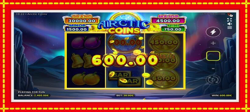 Slot machine Arctic Coins with access to free game online, picture 3