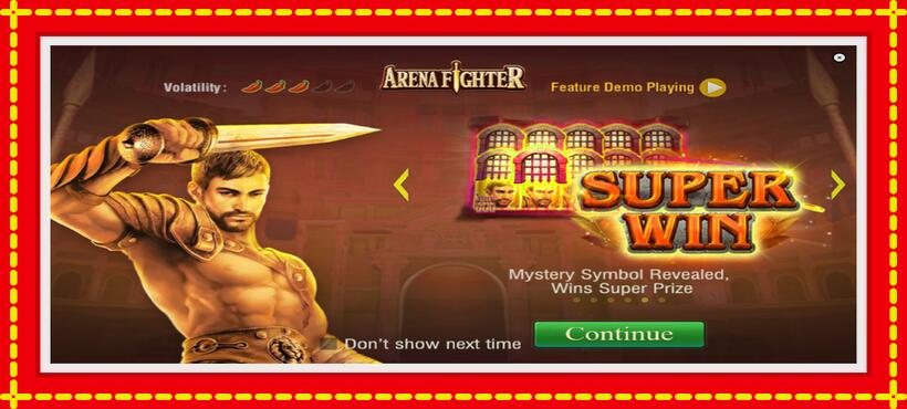 Slot machine Arena Fighter with access to free game online, picture 1