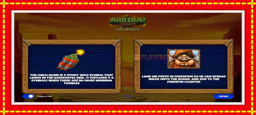 Slot machine Arriba Heat Megaways with access to free game online, picture 1