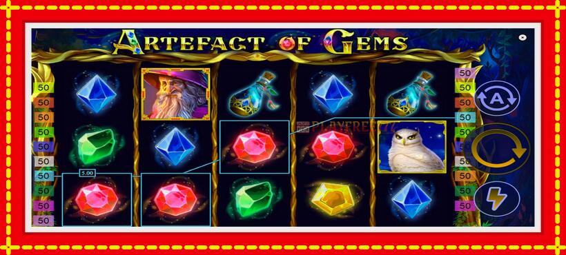 Slot machine Artefact of Gems with access to free game online, picture 3