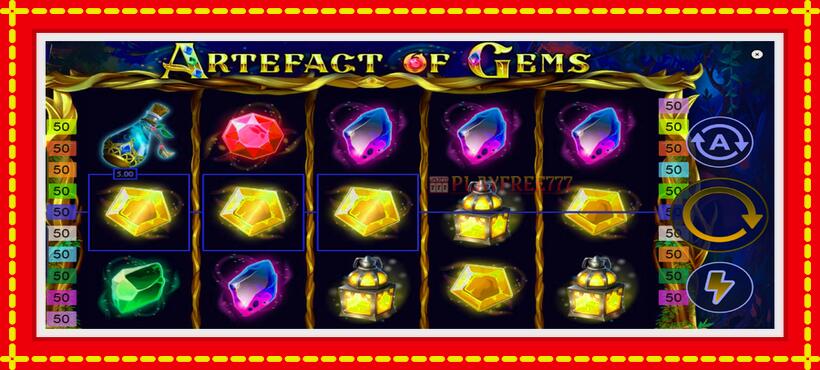 Slot machine Artefact of Gems with access to free game online, picture 4