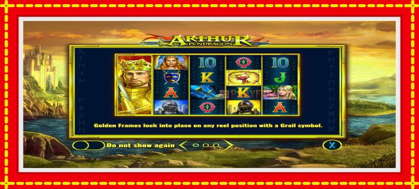 Slot machine Arthur Pendragon with access to free game online, picture 1