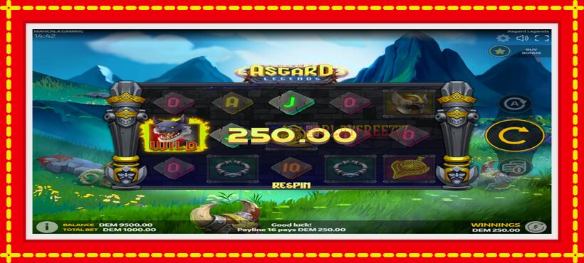 Slot machine Asgard Legends with access to free game online, picture 5