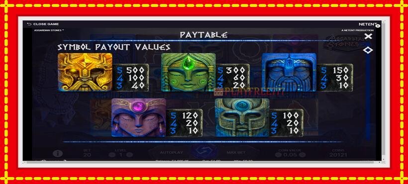 Slot machine Asgardian Stones with access to free game online, picture 6