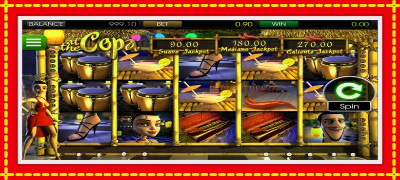 Slot machine At The Copa with access to free game online, picture 1