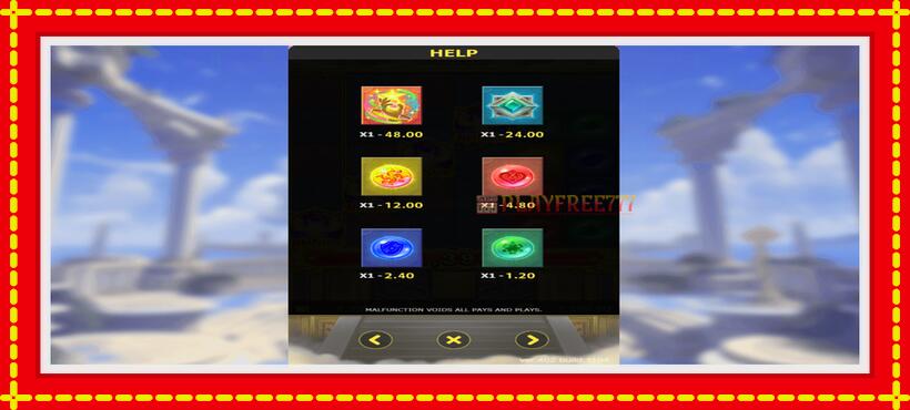 Slot machine Athena Lucky Spread with access to free game online, picture 6