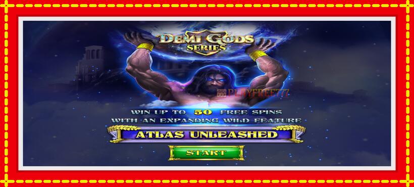 Slot machine Atlas Unleashed with access to free game online, picture 1