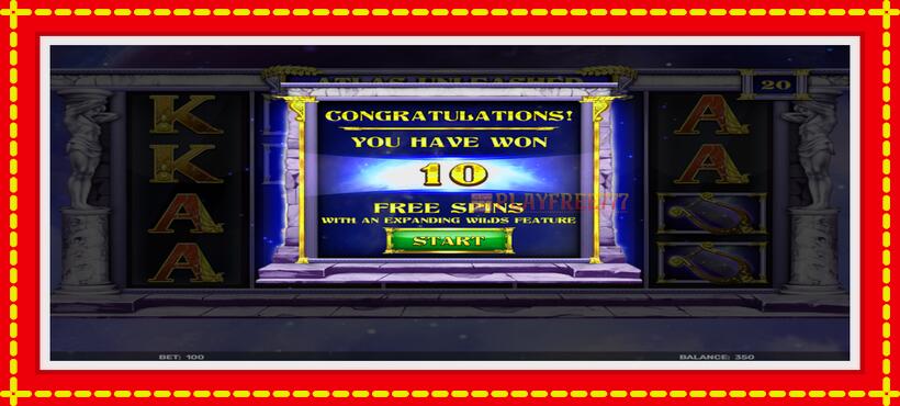 Slot machine Atlas Unleashed with access to free game online, picture 4