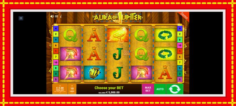 Slot machine Aura of Jupiter with access to free game online, picture 1