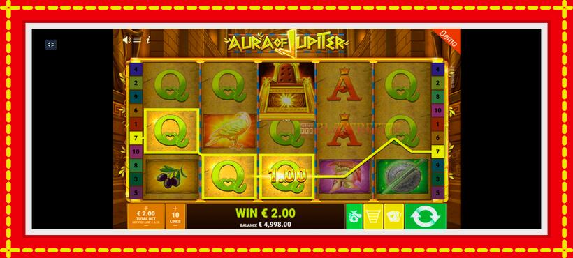 Slot machine Aura of Jupiter with access to free game online, picture 2