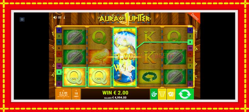 Slot machine Aura of Jupiter with access to free game online, picture 3