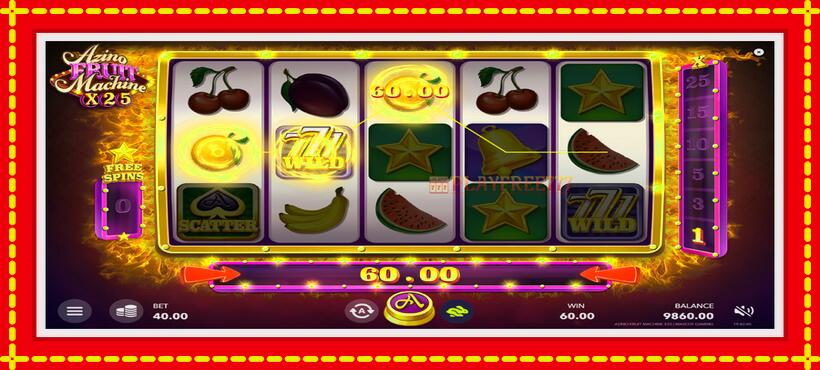 Slot machine Azino Fruit Machine x25 with access to free game online, picture 4