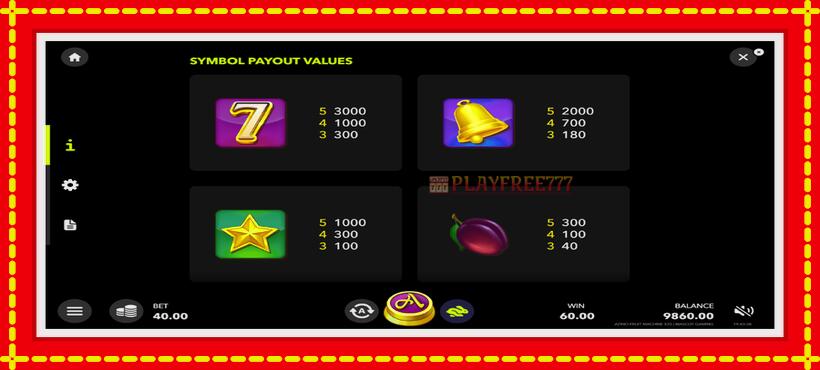 Slot machine Azino Fruit Machine x25 with access to free game online, picture 5