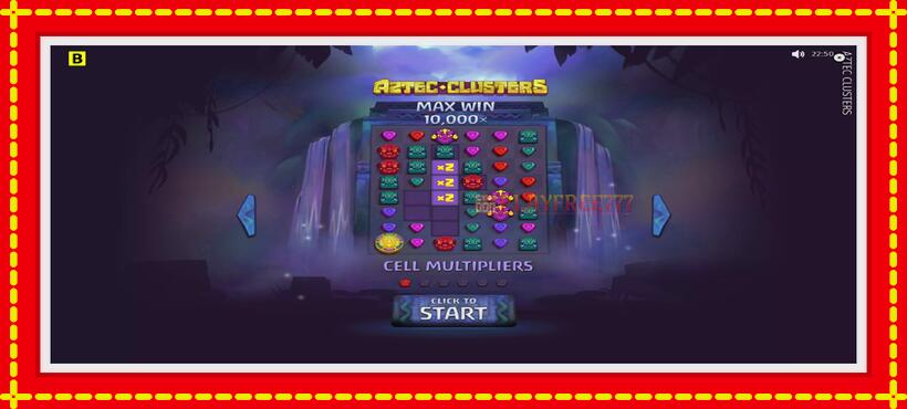 Slot machine Aztec Clusters with access to free game online, picture 1