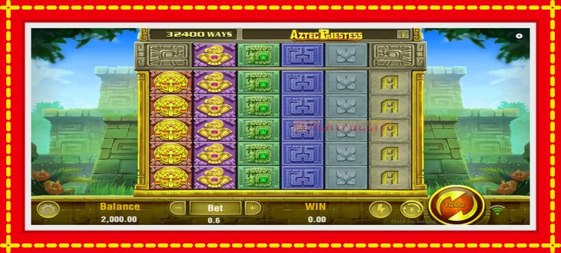 Slot machine Aztec Priestess with access to free game online, picture 2