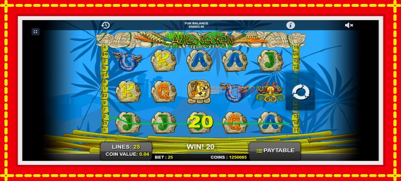 Slot machine Aztec Secrets with access to free game online, picture 4