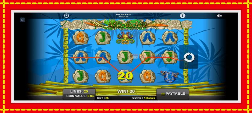 Slot machine Aztec Secrets with access to free game online, picture 8