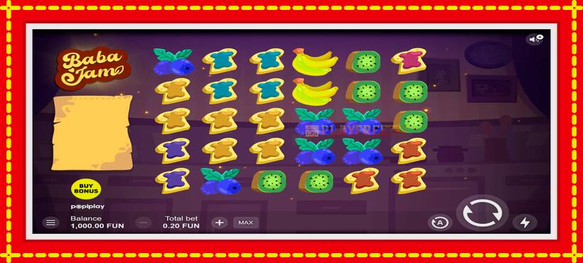 Slot machine Baba Jam with access to free game online, picture 1