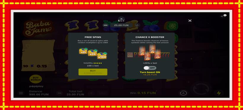 Slot machine Baba Jam with access to free game online, picture 7