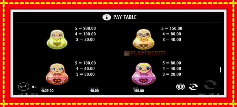 Slot machine Babushkas with access to free game online, picture 8