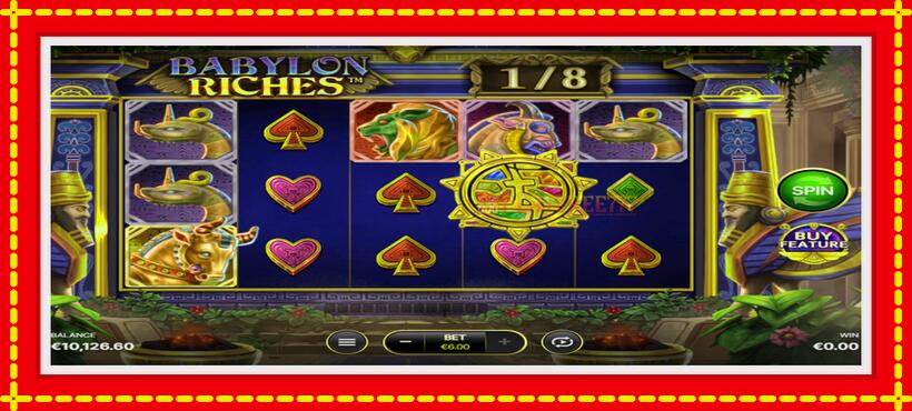 Slot machine Babylon Riches with access to free game online, picture 2