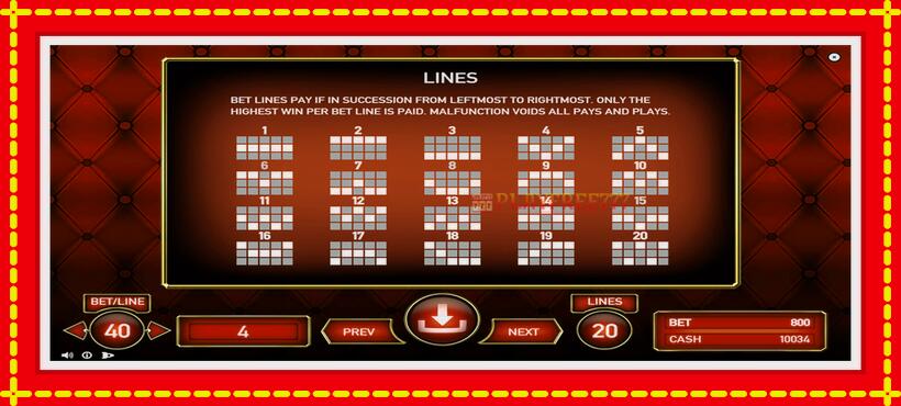 Slot machine Bahamut Star 20 Lines with access to free game online, picture 7