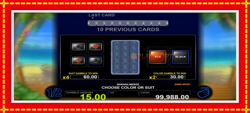 Slot machine Banana Merge with access to free game online, picture 3