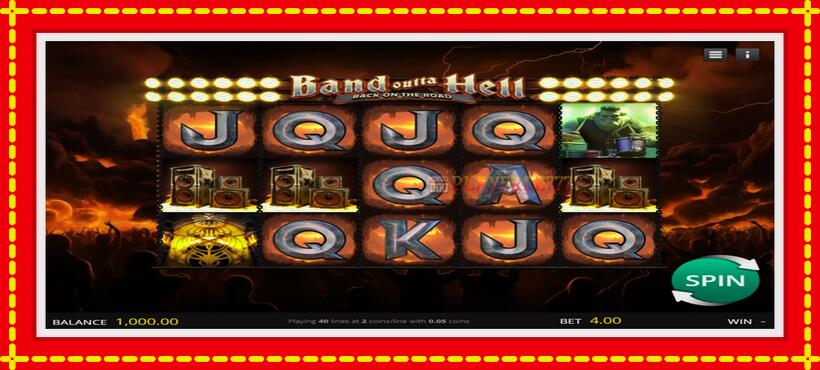 Slot machine Band Outta Hell - Back on the Road with access to free game online, picture 1