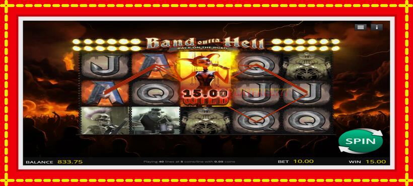 Slot machine Band Outta Hell - Back on the Road with access to free game online, picture 2