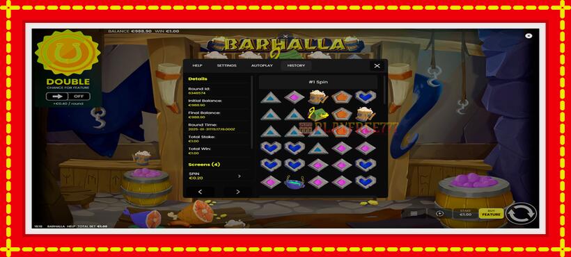 Slot machine Barhalla with access to free game online, picture 7