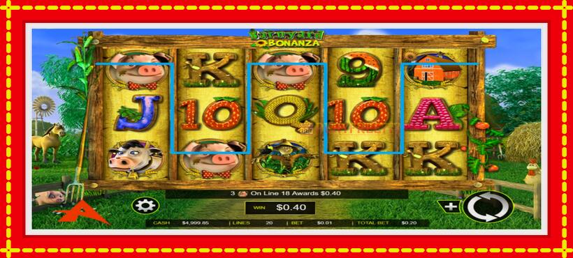 Slot machine Barnyard Bonanza with access to free game online, picture 2