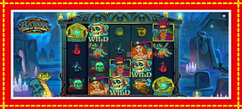 Slot machine Baron Lord of Saturday with access to free game online, picture 1