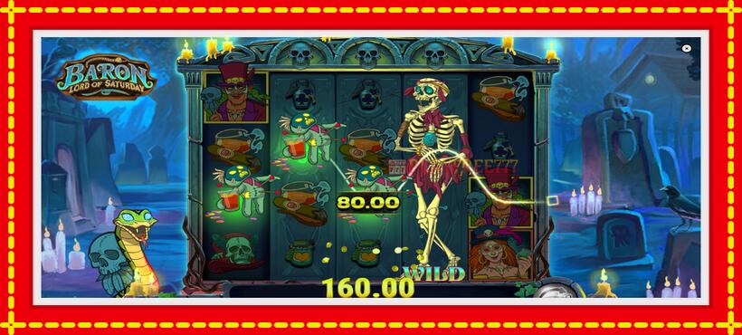 Slot machine Baron Lord of Saturday with access to free game online, picture 2