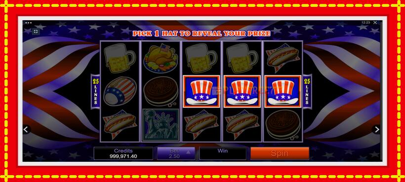 Slot machine Bars and Stripes with access to free game online, picture 5